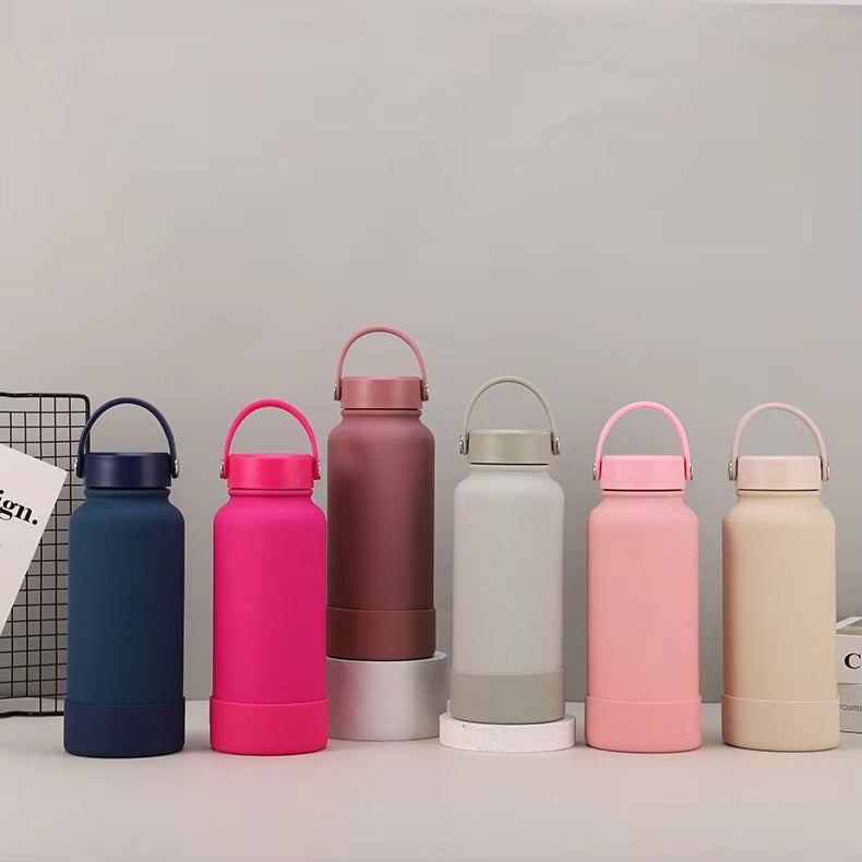 Factory Price Wholesale 650ml 1000ml 1150ml Double Wall Vacuum 304 Stainless Steel Themo Bottle Outdoor Water bottle with Lid
