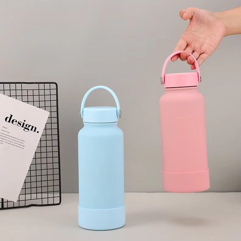 Factory Price Wholesale 650ml 1000ml 1150ml Double Wall Vacuum 304 Stainless Steel Themo Bottle Outdoor Water bottle with Lid