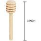 Wooden Honey Dipper - 6PCS 3 Inch Mini Honeycomb Stick,Small Honey Stick for Honey Jar Dispense Drizzle Honey and Wedding Party Favors