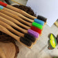 Economic wooden toothbrush Custom Organic 100%natural Bamboo Toothbrush