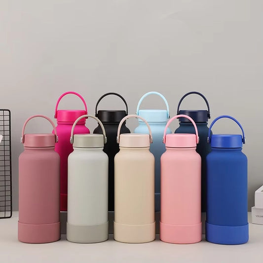 Factory Price Wholesale 650ml 1000ml 1150ml Double Wall Vacuum 304 Stainless Steel Themo Bottle Outdoor Water bottle with Lid