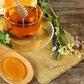 Honigschöpflöffel aus Holz – 6 Stück 7,6 cm Mini-Wabenstäbchen, kleine Honigstäbchen zum Ausgeben von Honig im Honigglas und als Gastgeschenke für Hochzeitsfeiern 