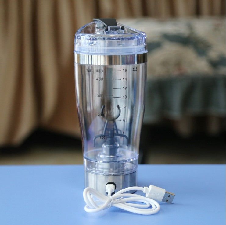 450 ML 600 ML Voyage Électrique Protéine Poudre Mélange Tasse Batterie USB Automatique Shaker Bouteille Mélangeur