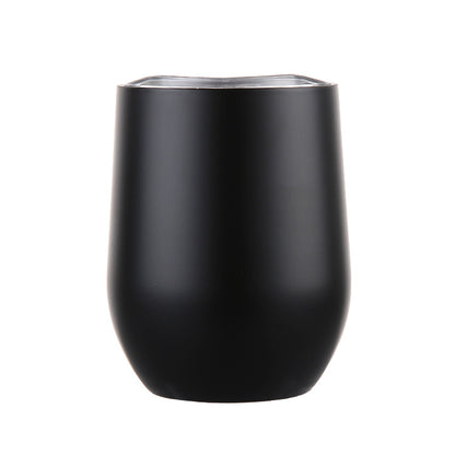 Egg-shaped Stainless Steel Red Wine Glass Double Vacuum Egg Cup Stainless Steel Vacuum Flask Stainless Steel Round Cup