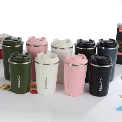 Hot Sale 380 & 510ml 304 Stainless Steel Thermo Cup Travel Coffee Mug with Lid Car Water Bottle Vacuum Flasks Thermocup for Gift