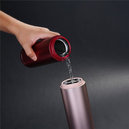 Custom 400ML Sport Vacuum Insulated Hot Drinking Double Wall Stainless Steel Water Bottle