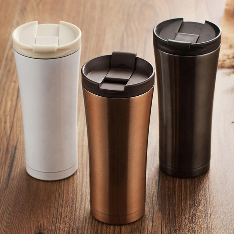 Hot Selling Wholesale Stainless Steel Double Walled Vacuum Travel Coffee Thermos Cup and Mug