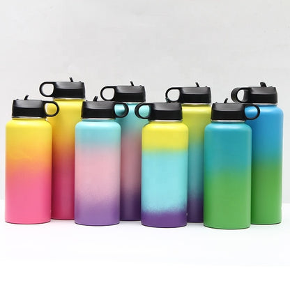 Custom 18oz 32oz 40oz Double Wall Vacuum Flask Insulated Stainless Steel Sport Water Bottle