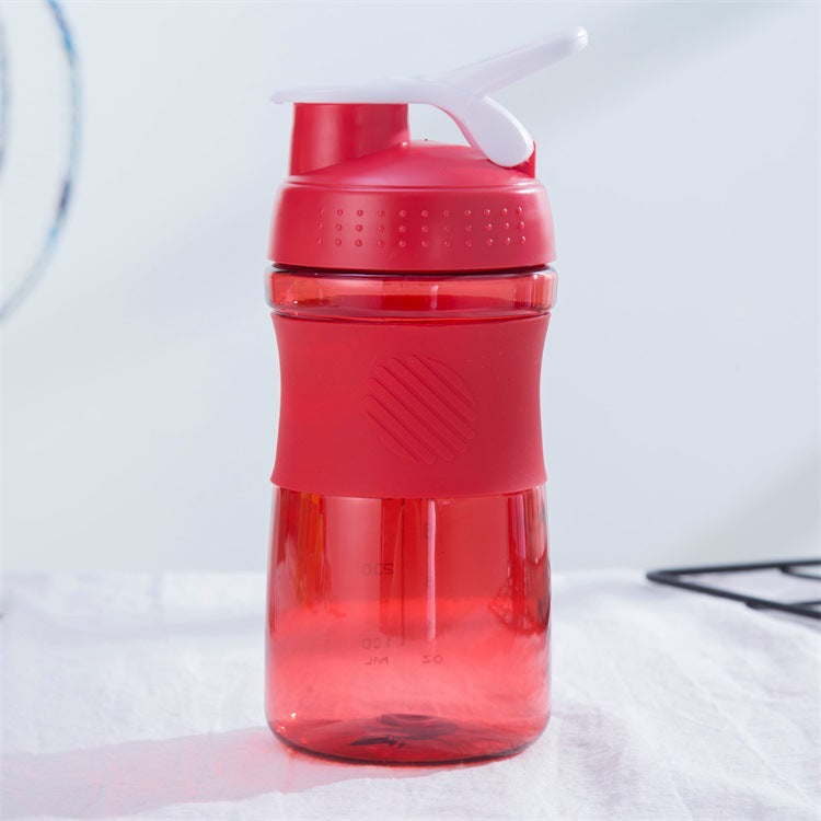 Hot Sale Protein Powder 500ML Shake Cup with Scale Cup Custom Logo Sports Fitness Water Bottle