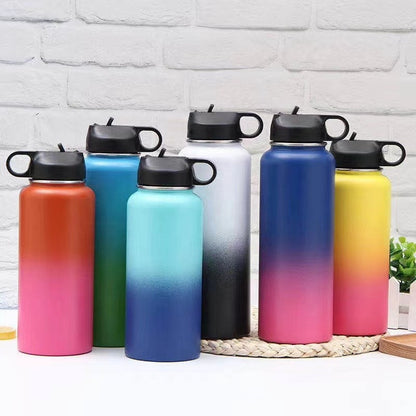 Custom 18oz 32oz 40oz Double Wall Vacuum Flask Insulated Stainless Steel Sport Water Bottle