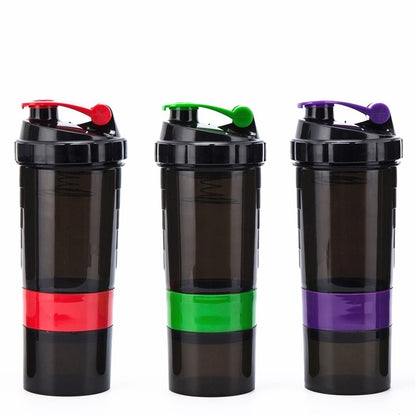 Hot sale 500ml Outdoor Gym Sports Premium Protein Shaker Water Bottle Drink Plastic Protein Shake Cup