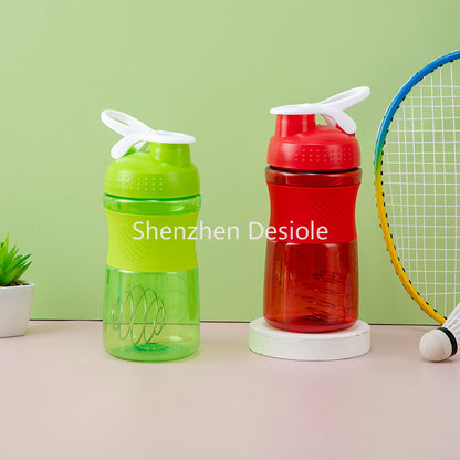 500ML Protein Powder Shaker Cup Portable Portable Shaker Plastic Space Bottle Fitness Sports Water Cup