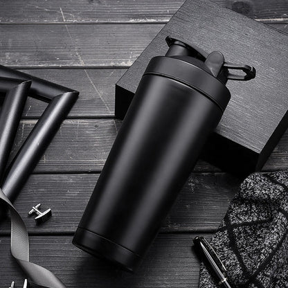 Factory Custom Logo Leak Proof Bpa Free Protein insulated drink Shaker Bottle,Sport Shaker Gym 304 stainless steel Water Bottle.