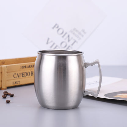 High Quality 500ml Stainless Steel Mug Beer Drinking Mug Customized Russian Moscow Mule Copper Mugs