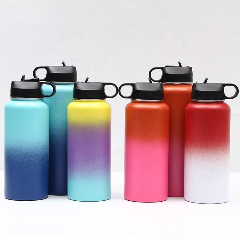 Custom 18oz 32oz 40oz Double Wall Vacuum Flask Insulated Stainless Steel Sport Water Bottle