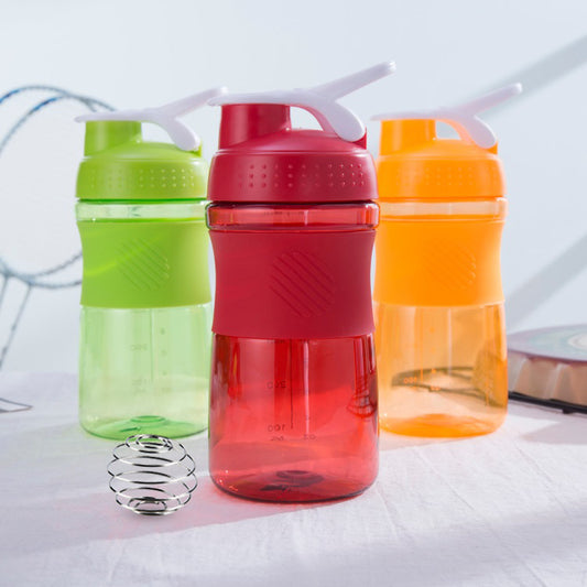 Hot Sale Protein Powder 500ML Shake Cup with Scale Cup Custom Logo Sports Fitness Water Bottle