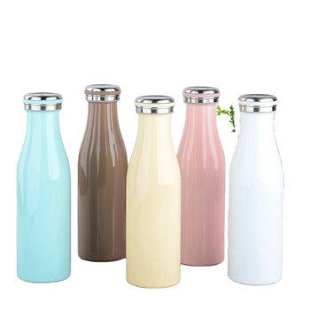 Factory Wholesale Food-Grade Portable Metal Sport Mug Water Bottle Stainless Steel Metal Bottle