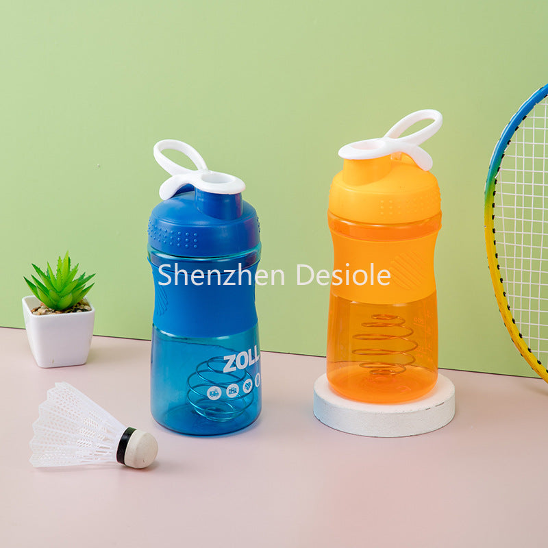 500ML Protein Powder Shaker Cup Portable Portable Shaker Plastic Space Bottle Fitness Sports Water Cup