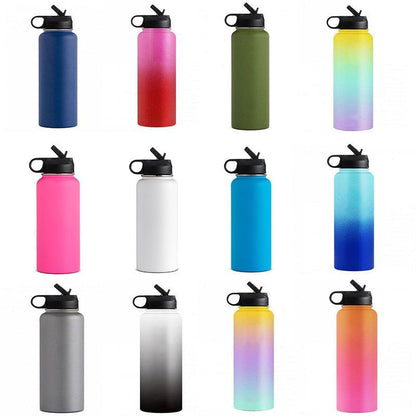 Custom 18oz 32oz 40oz Double Wall Vacuum Flask Insulated Stainless Steel Sport Water Bottle