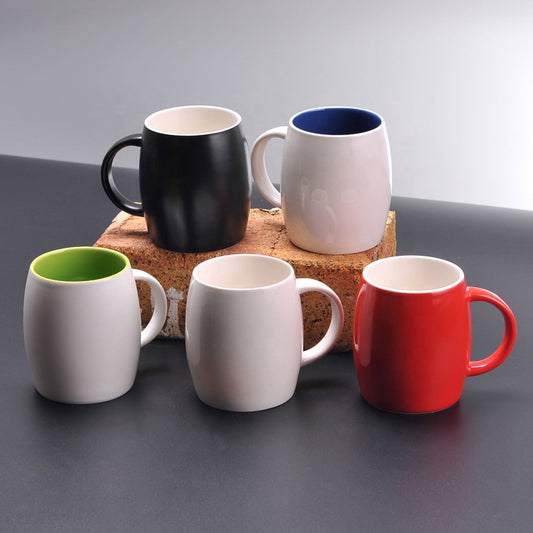 Ceramic Hand Painted Coffee Cup Creative Vintage Cup European Style Cappuccino Cups For Latte Mocha Tea