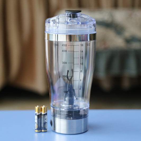 450ML 600ML Travel Electric Protein Powder Mixing Cup Battery USB Automatic Shaker Bottle Mixer