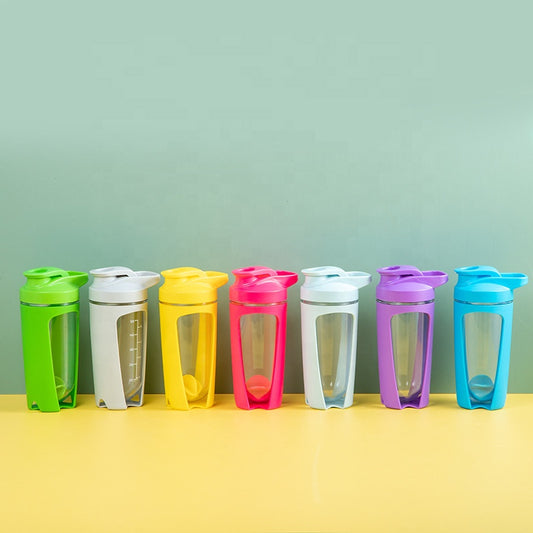 Double Layer 700ml Sports Fitness Water Cup Protein Powder Shaker Cup Convenient Portable Mug Shaker Bottle Custom Logo